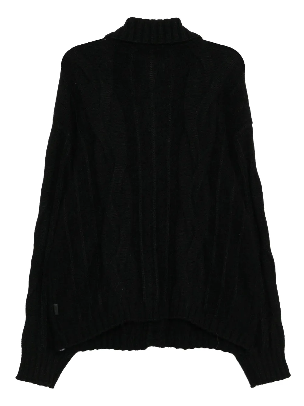  Songzio Collared Cardigan - Black 