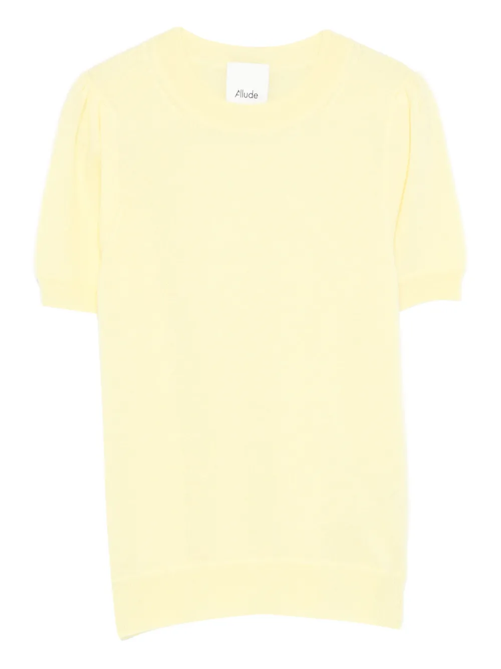Allude short-sleeve T-shirt - Giallo