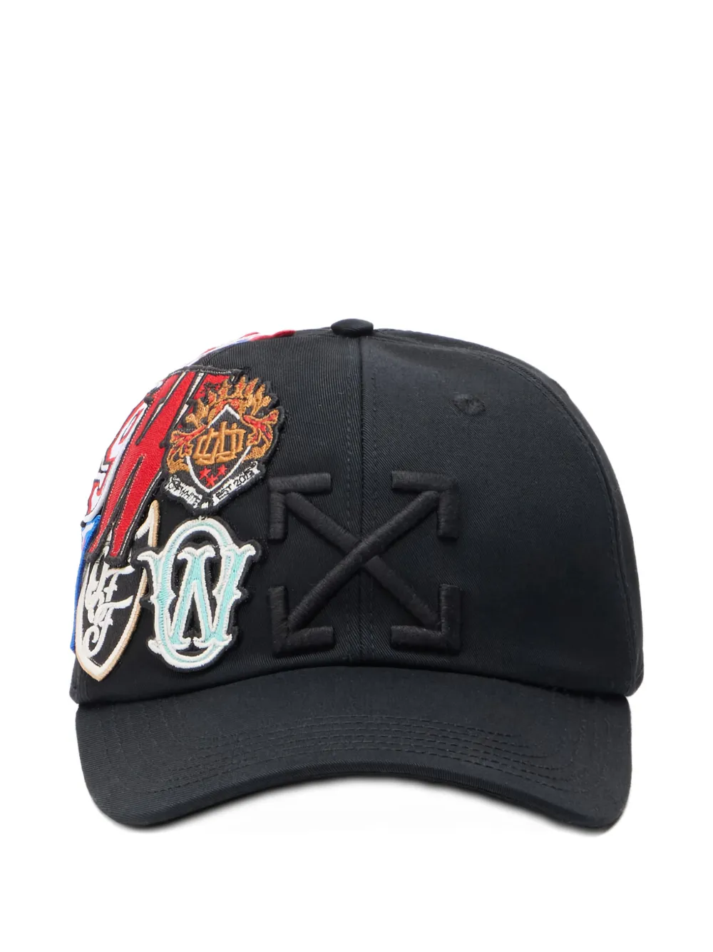 Off-White patch arrow baseball cap | Black | Image 1