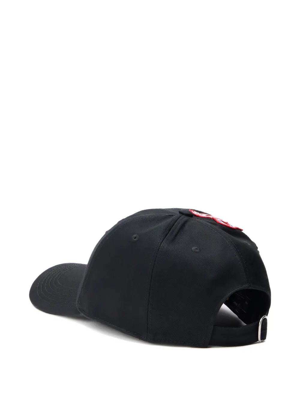Off-White patch arrow baseball cap - Zwart