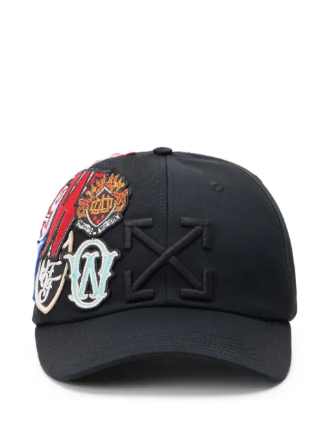 Off-White patch arrow baseball cap