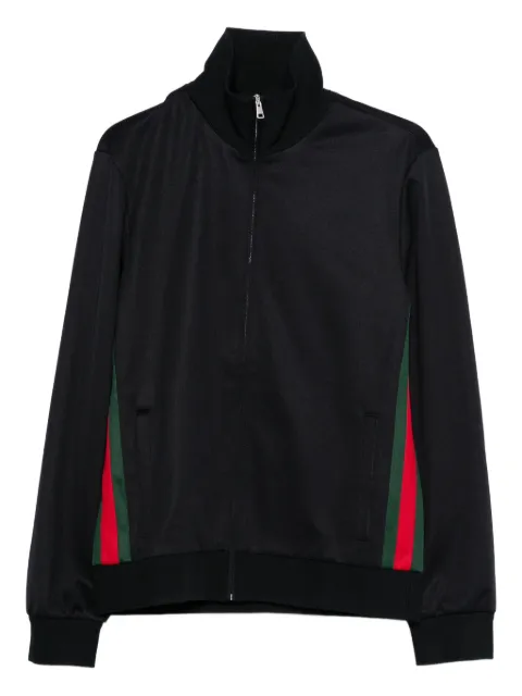 Gucci stripe zip-fastening sweatshirt
