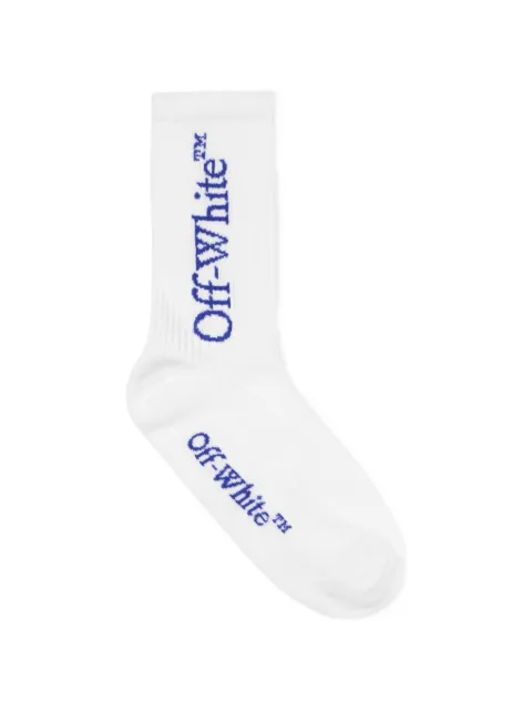 Off-White bookish calf socks