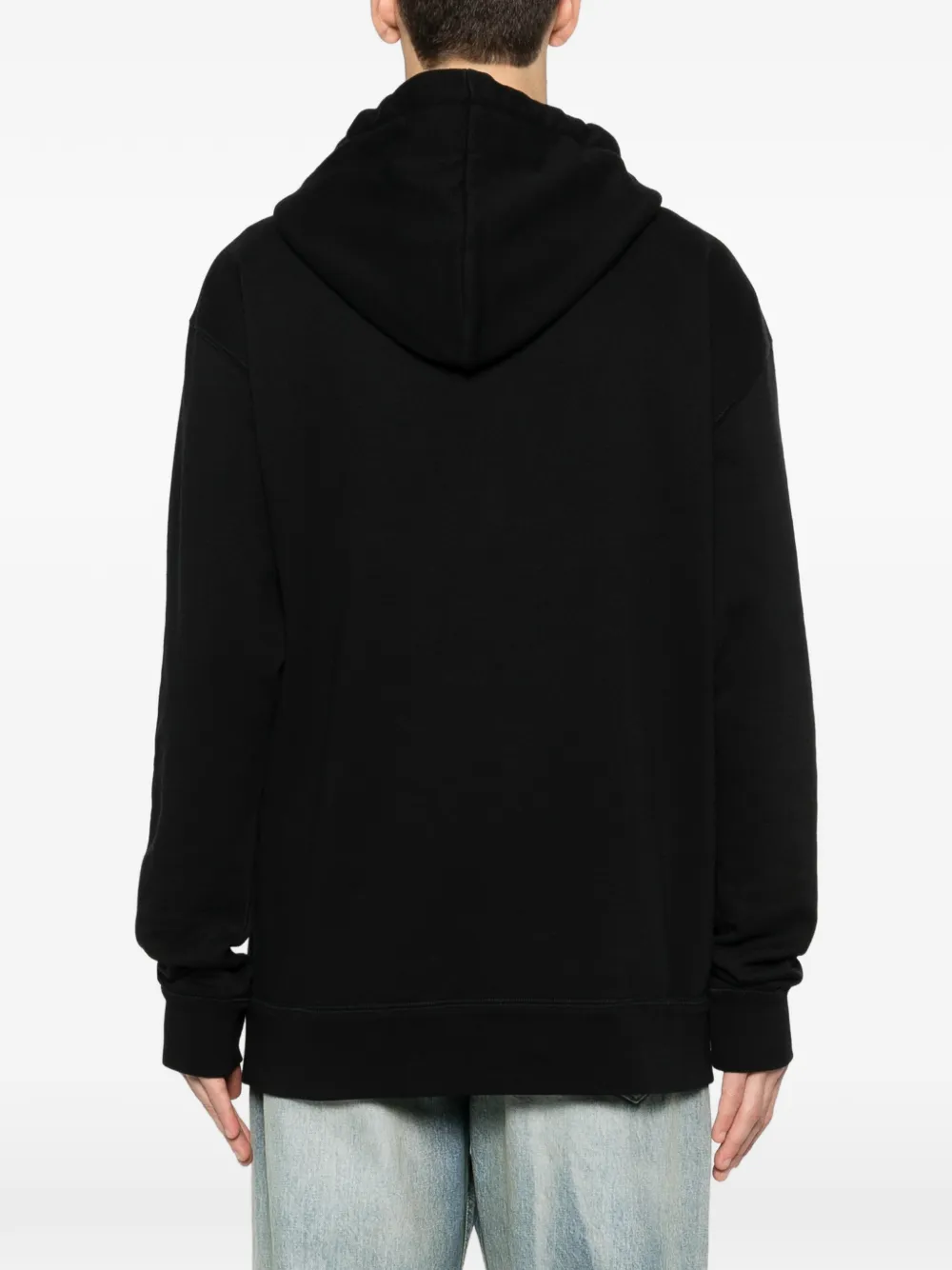 Matte Logo-Embroidered Hoodie