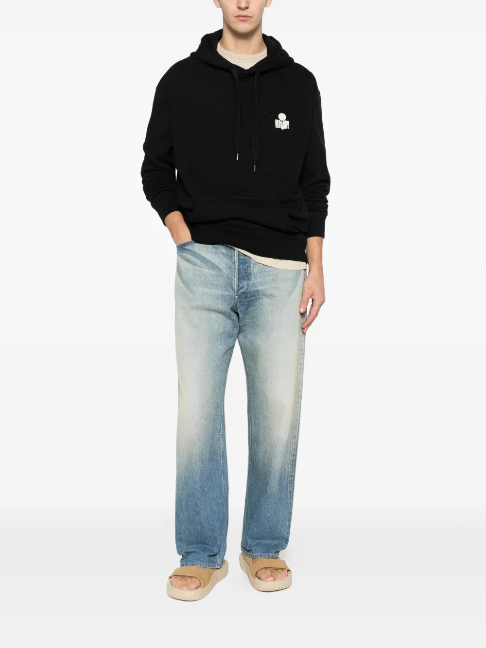 MARANT Matte logo-embroidered hoodie | Hoodies | Image 2