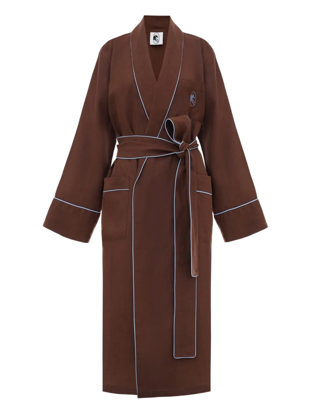 Sleeper Paros piped robe | marrón | Image 1