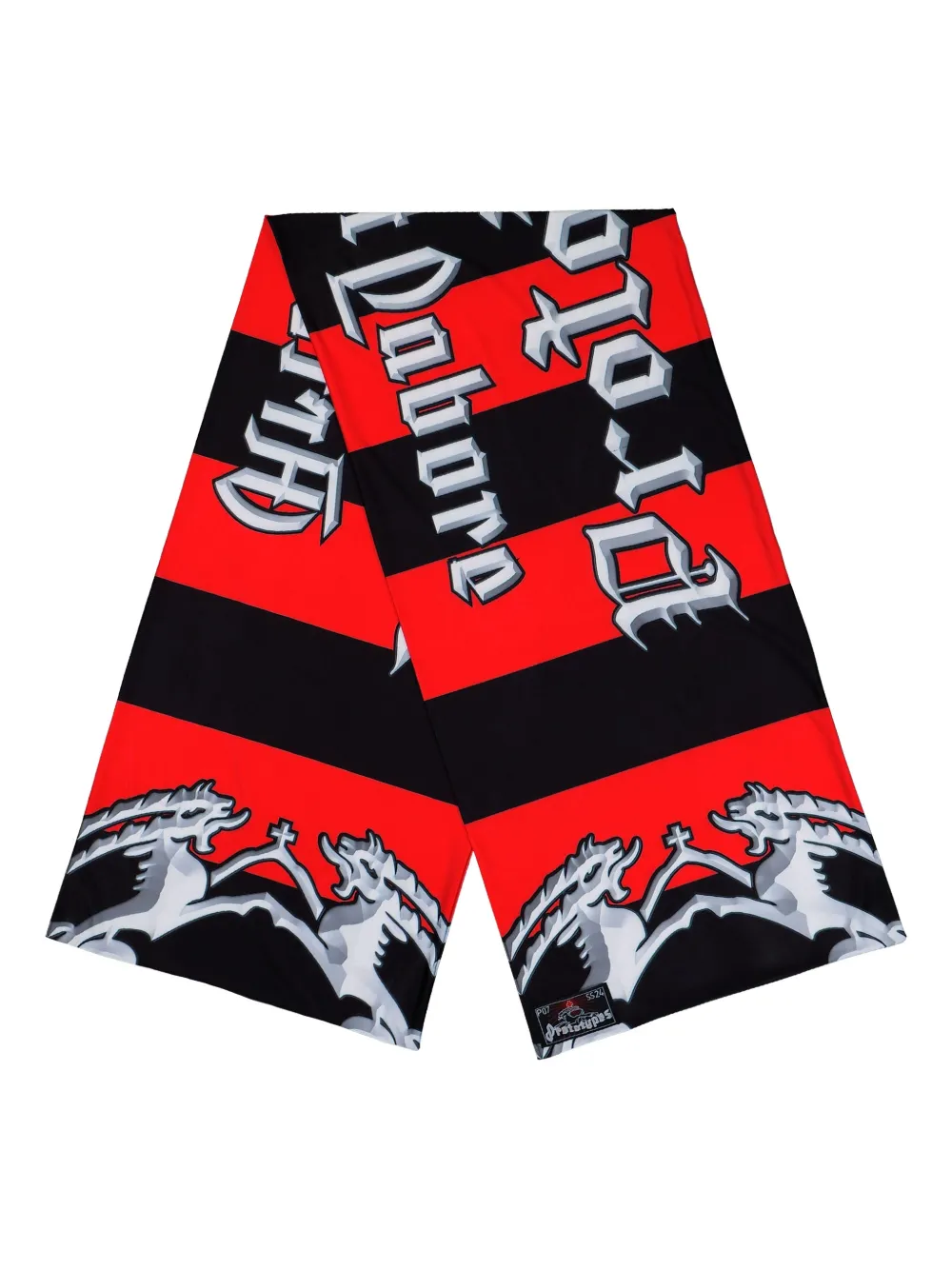 PROTOTYPES logo-print scarf | Red | Image 1