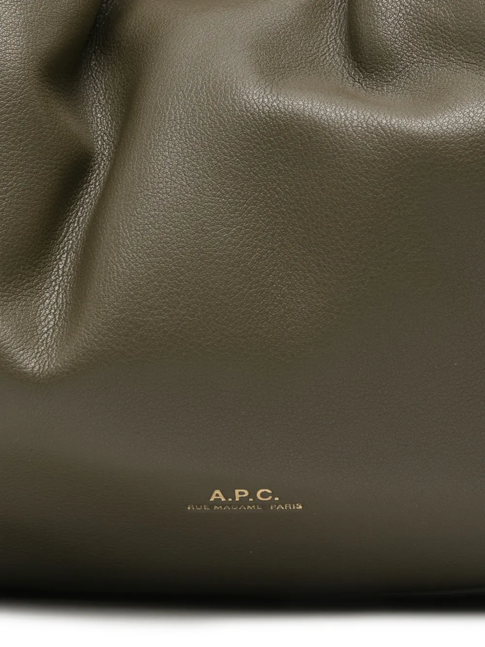 A.P.C. Gesmockte schoudertas Groen