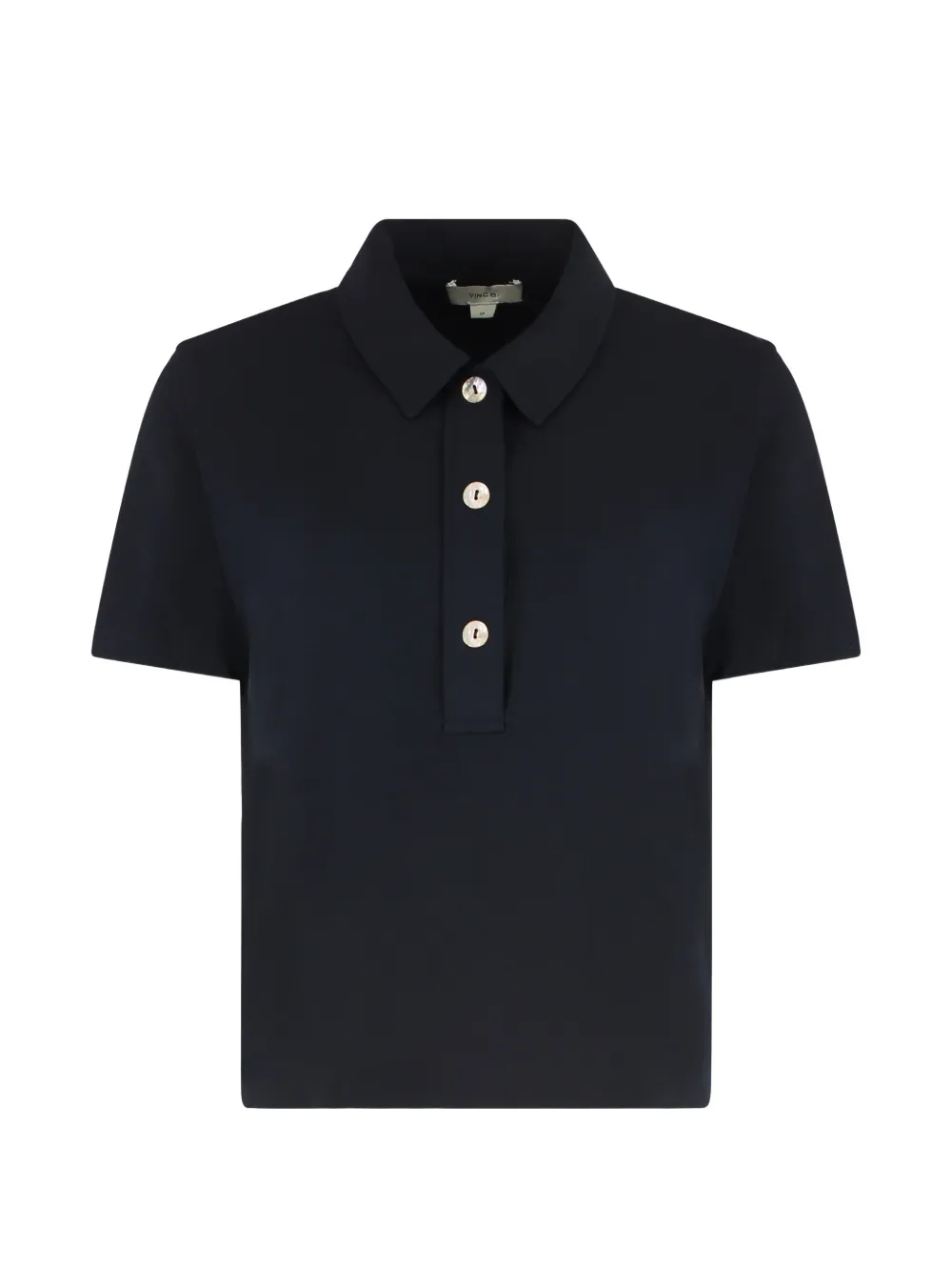 Vince buttoned polo top - Blu