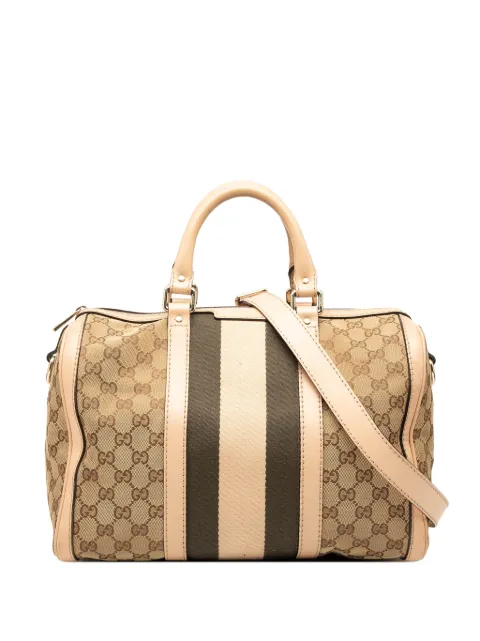 Gucci Pre-Owned 2000-2015 Medium GG Canvas Web Joy Boston Bag satchel