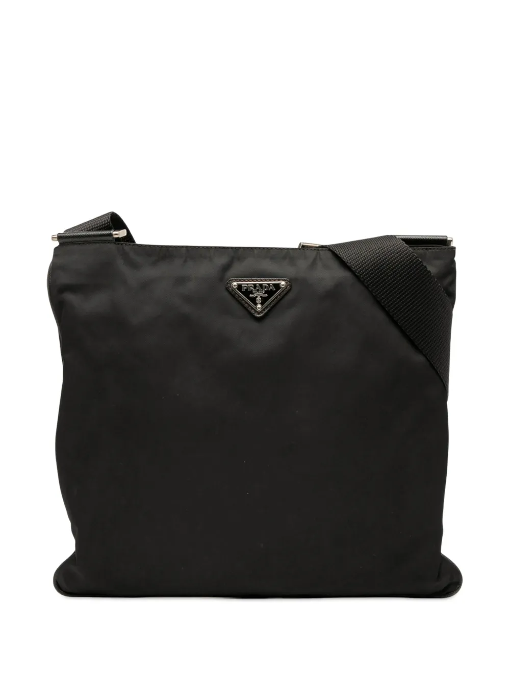Prada Pre-Owned bolsa crossbody Tessuto con cierre en la parte superior 2013-2025 | negro | Image 1