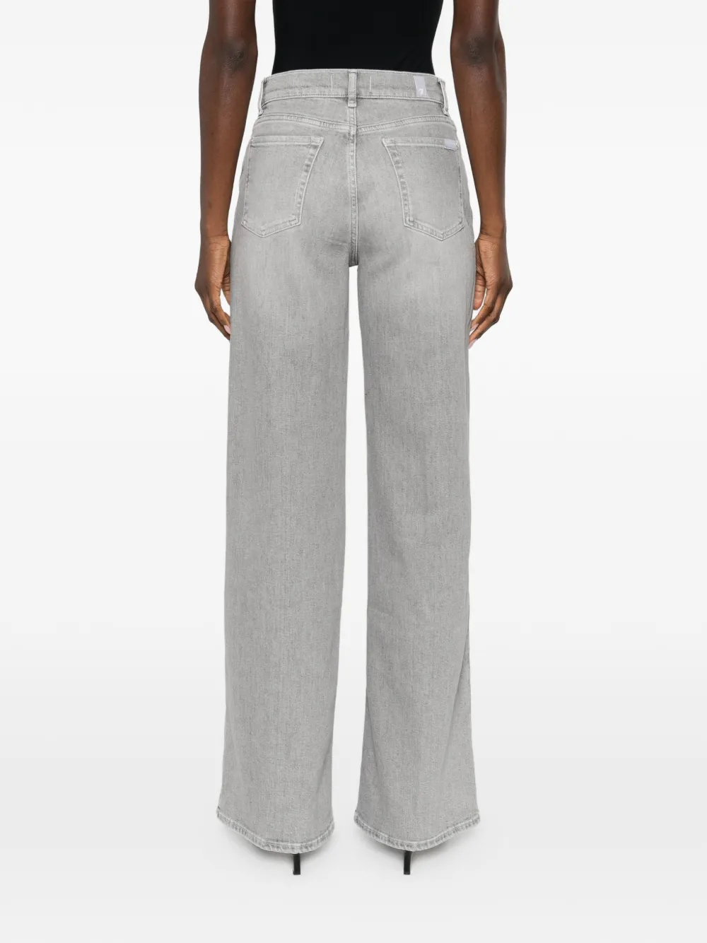 7 For All Mankind Lotta jeans met wijde pijpen Grijs