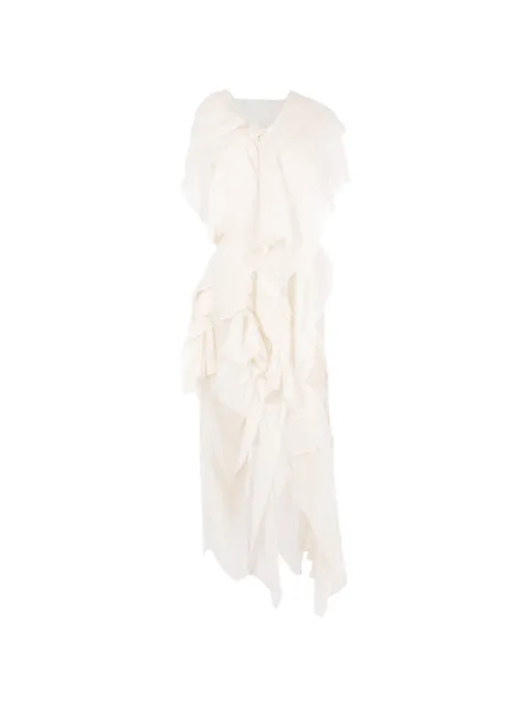 Yohji Yamamoto ドレープ マキシドレス