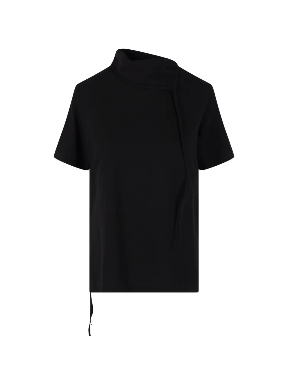 Yohji Yamamoto tie-side T-shirt - Nero