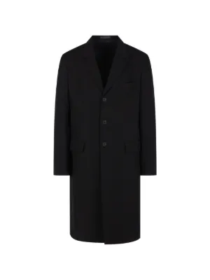 Yohji Yamamoto ウール コート | ブラック | FARFETCH JP