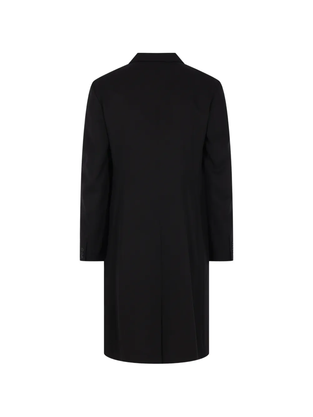 Yohji Yamamoto Jas met enkele rij knopen Zwart