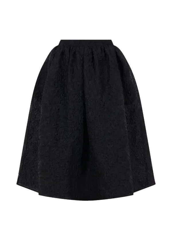 Cecilie Bahnsen Patterned-jacquard Skirt in Black