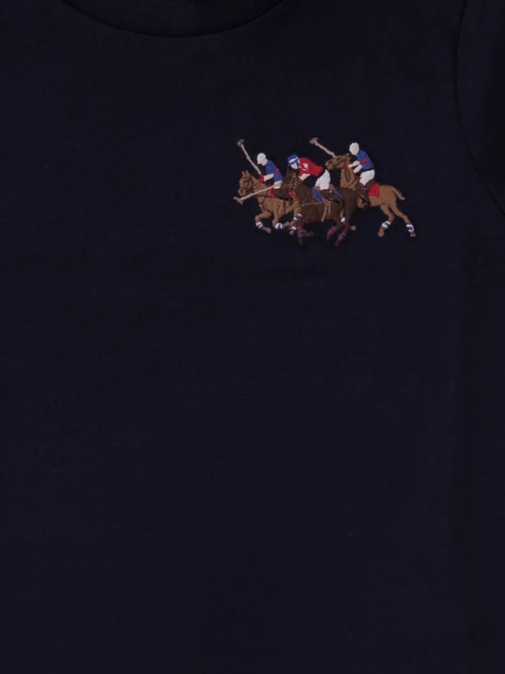 POLO RALPH LAUREN KIDS Shirt met geborduurd patroon Blauw