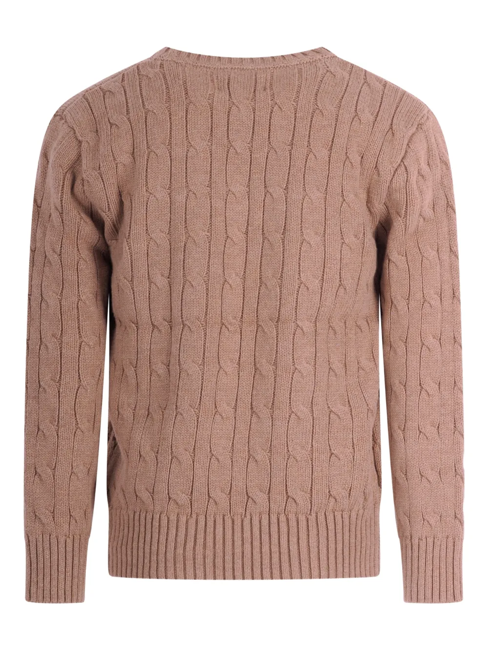POLO RALPH LAUREN KIDS Kabelgebreide trui Beige