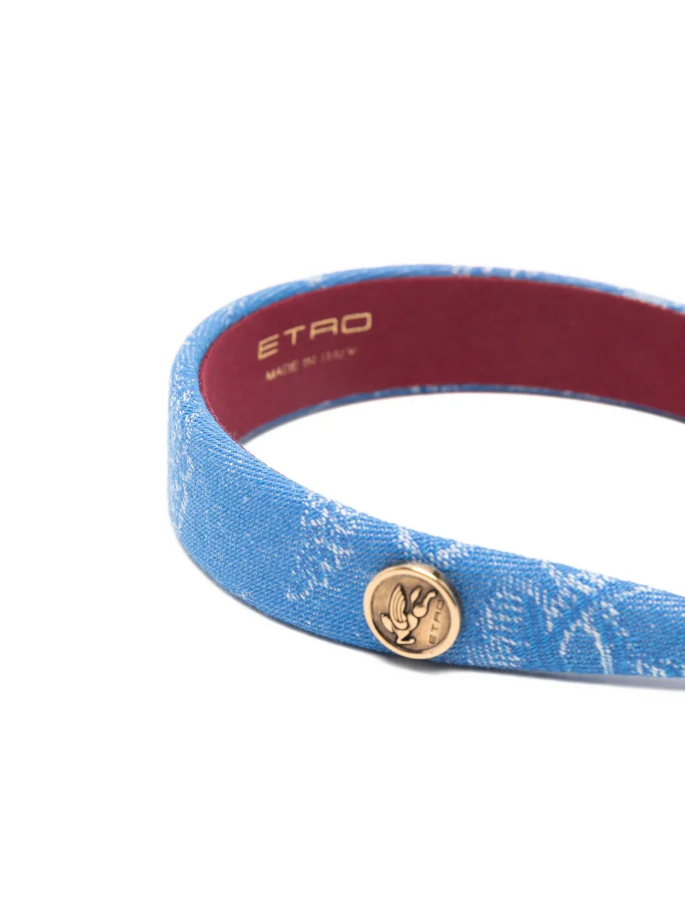  Etro Accesorio Para El Pelo Con Botones - Azul 