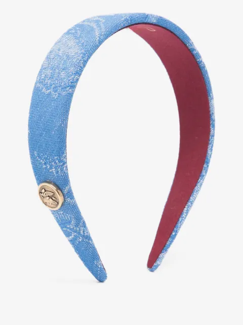 ETRO print button hair accessory