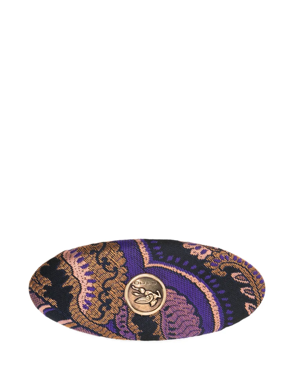 ETRO paisley logo hair accessory - Nero