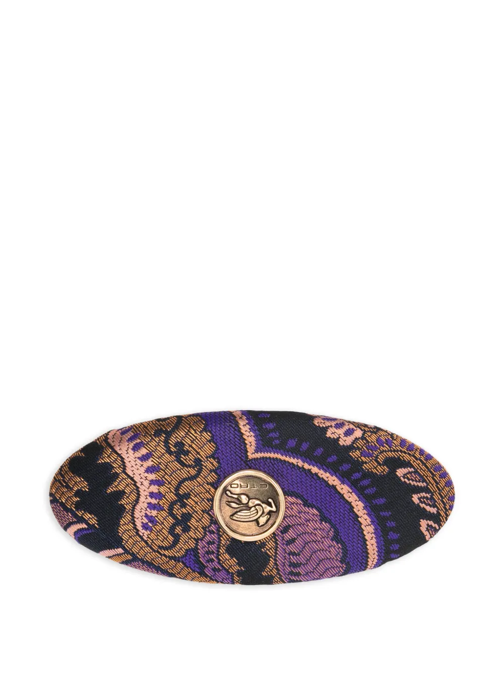 ETRO paisley logo hair accessory - Nero