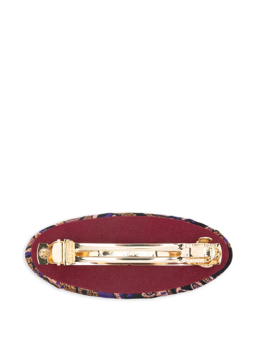 paisley logo hair accessory