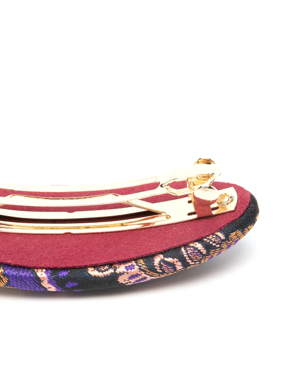 paisley logo hair accessory