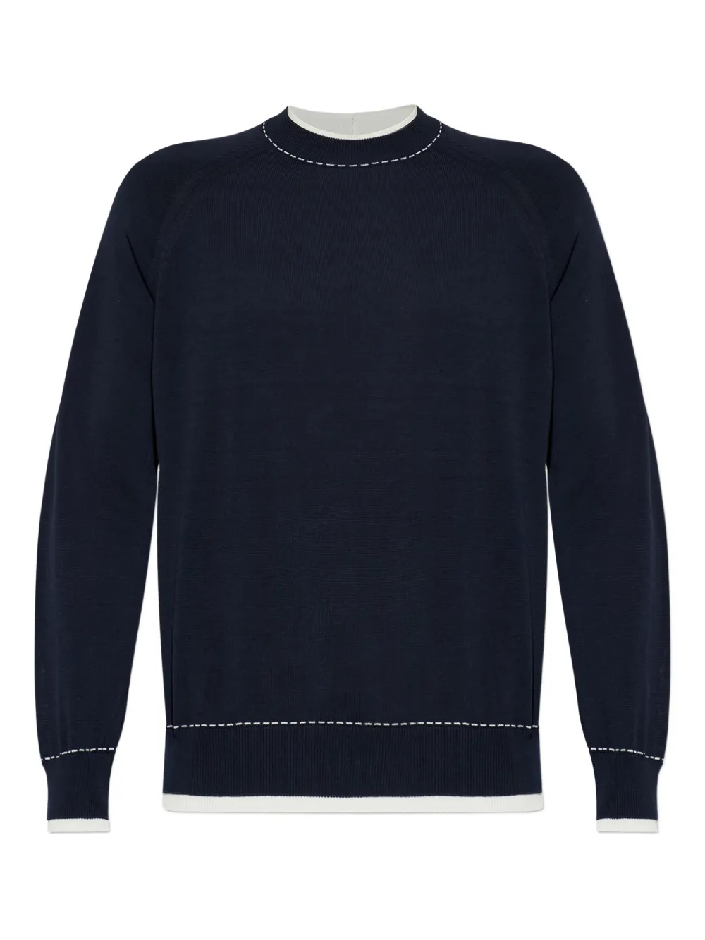Eleventy long-sleeve crew-neck sweater - Blu