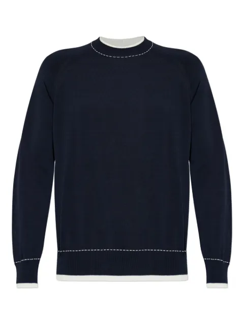 Eleventy long-sleeve crew-neck sweater