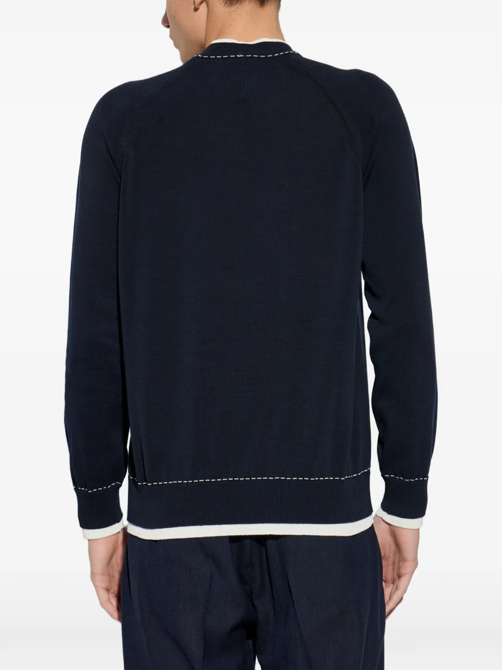 Eleventy Sweater met ronde hals Blauw