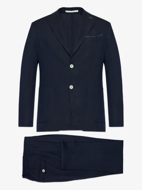 Eleventy buttoned blue suit