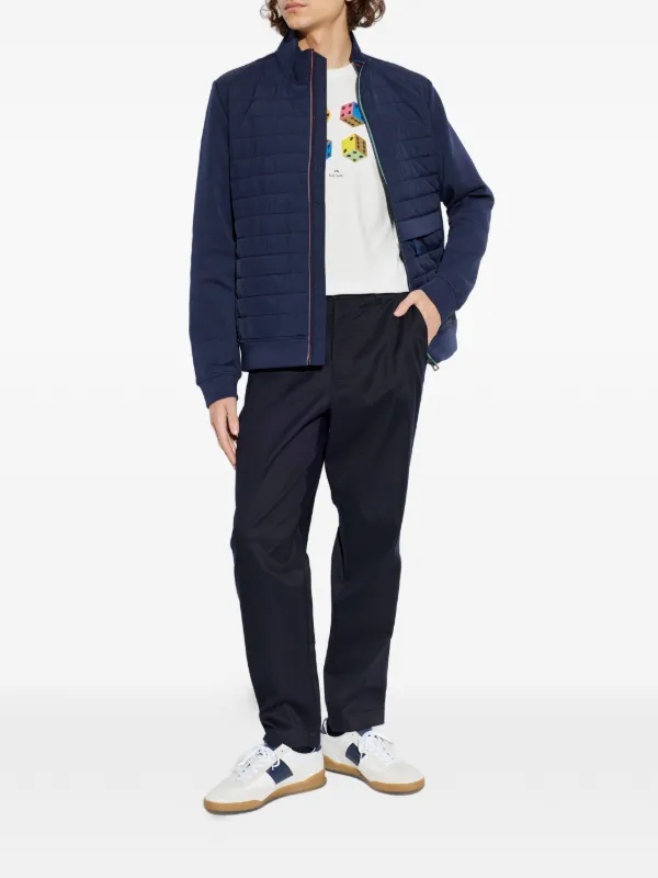 PS Paul Smith キルティング パネルジャケット | ブルー | FARFETCH JP