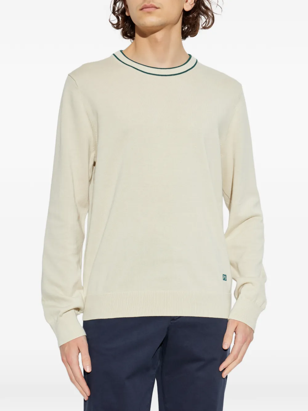 PS Paul Smith Ribgebreide trui Beige