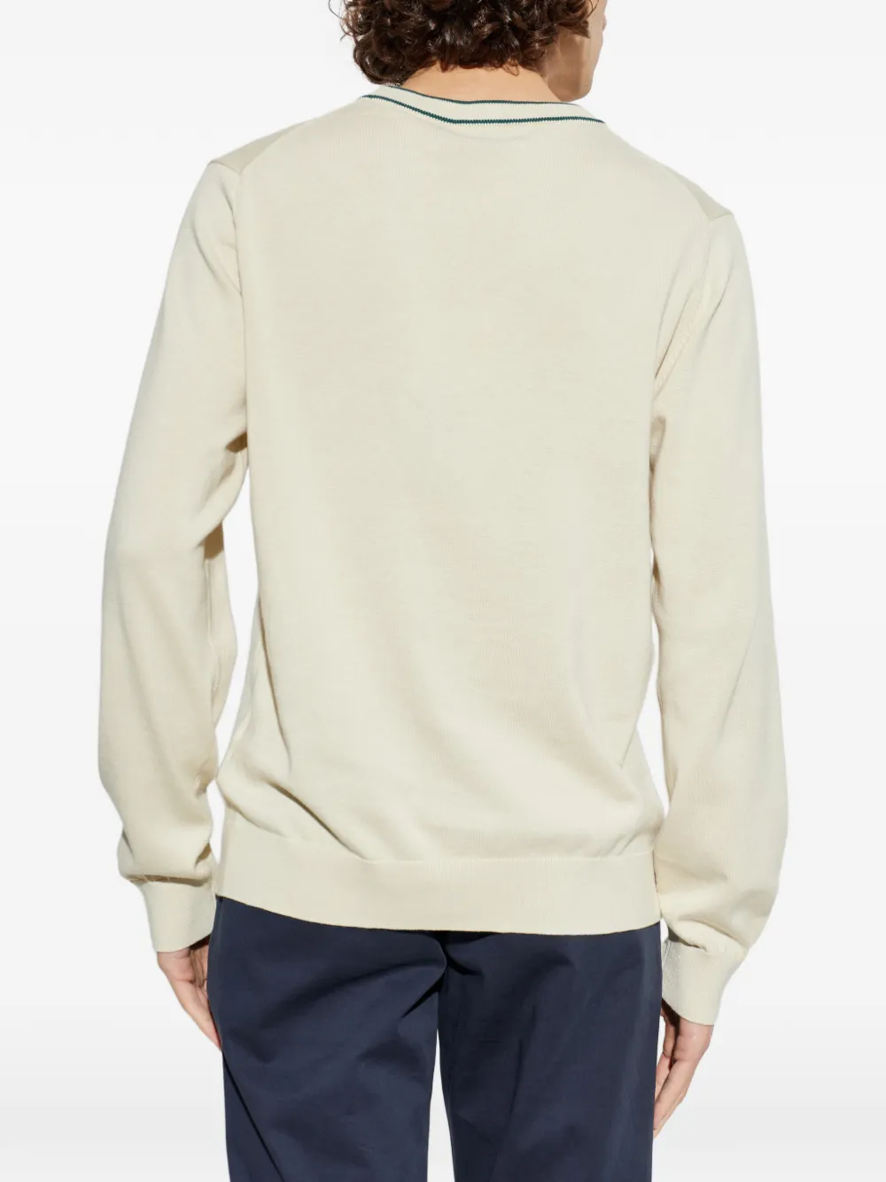 PS Paul Smith Ribgebreide trui Beige