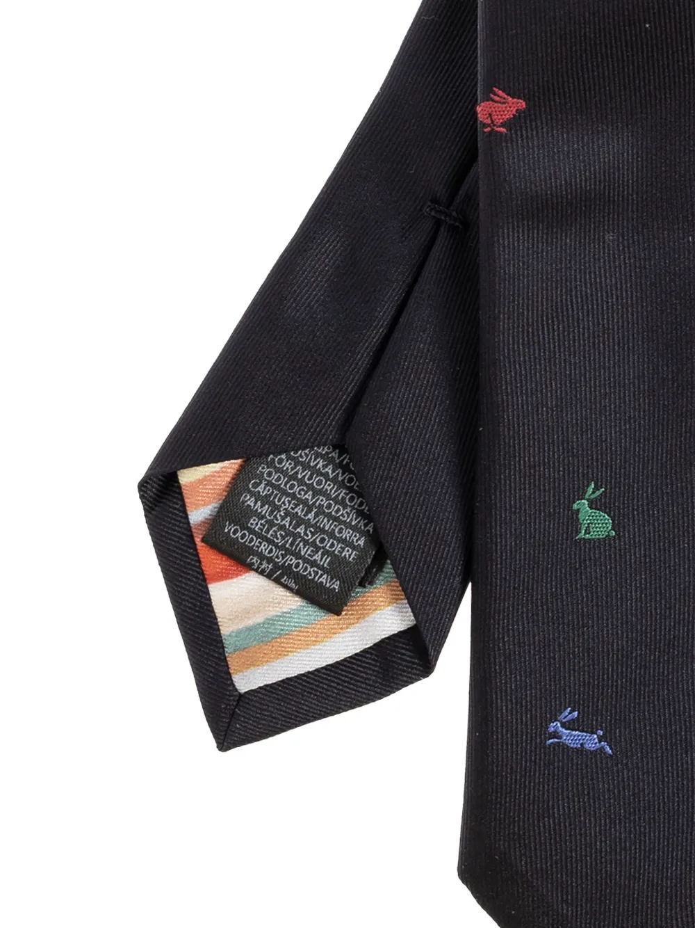  Paul Smith Rabbit Tie - Blue 