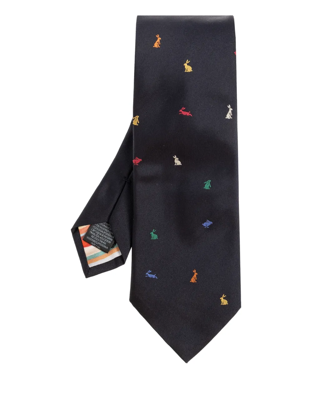 Paul Smith rabbit tie - Blau