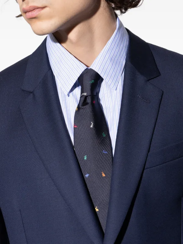 Paul Smith ラビット ネクタイ | ブルー | FARFETCH JP