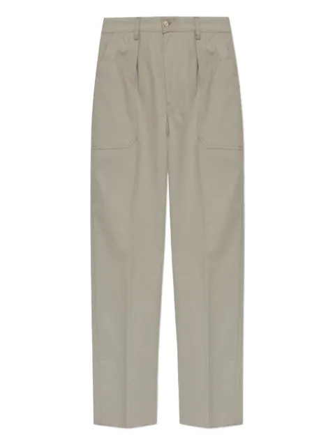 Eleventy pleated chino trousers