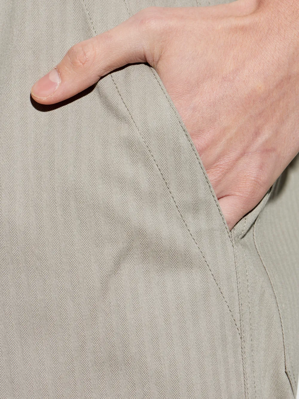Eleventy Plooibroek Beige