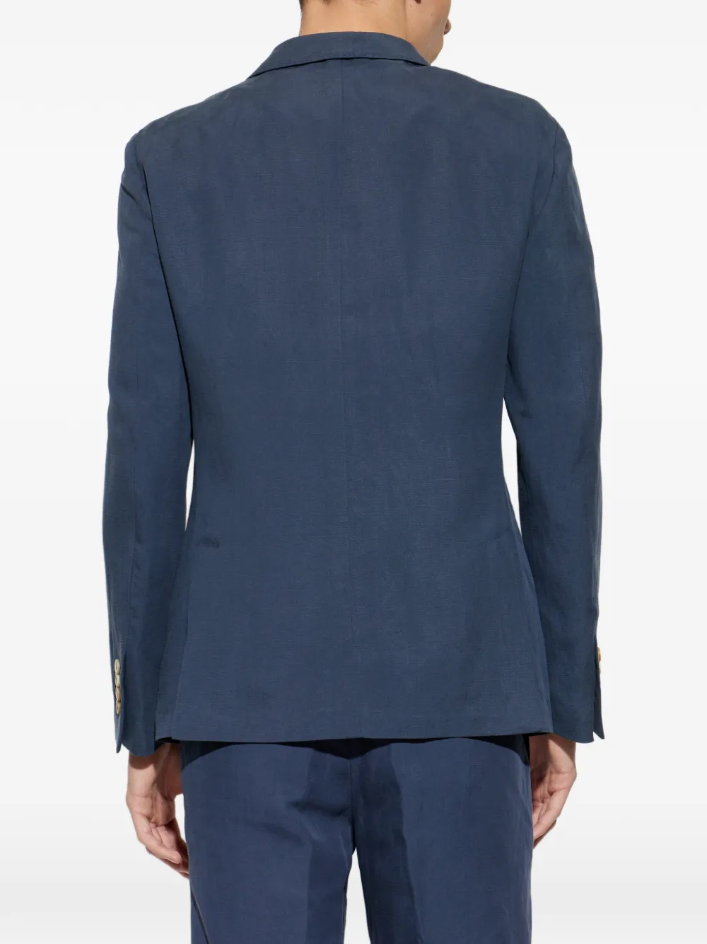 Eleventy Blazer met enkele rij knopen Blauw