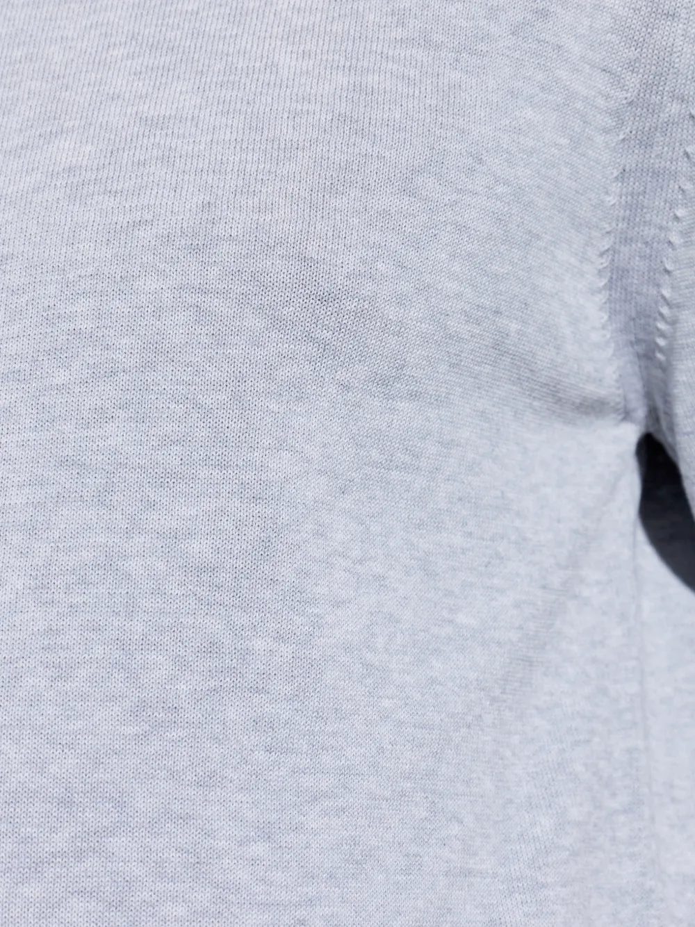 Eleventy Gebreid T-shirt Grijs