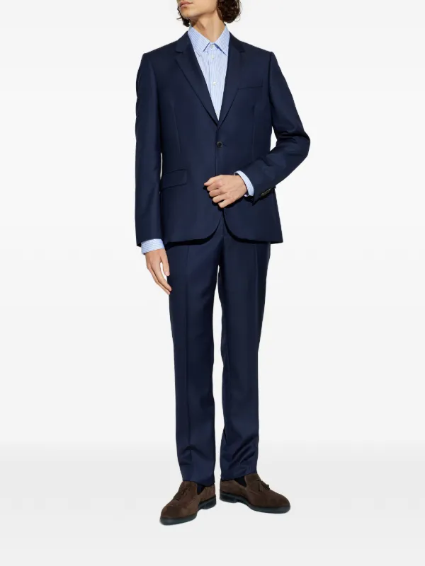 Paul Smith ダークブルー スーツ Paul Smith Buttoned Blue Suit | Blue | FARFETCH