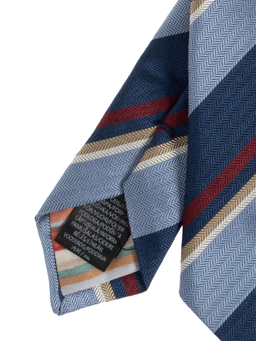  Paul Smith Corbata A Rayas - Azul 