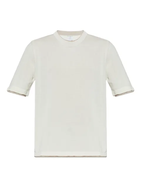 Eleventy short-sleeve knitted T-shirt
