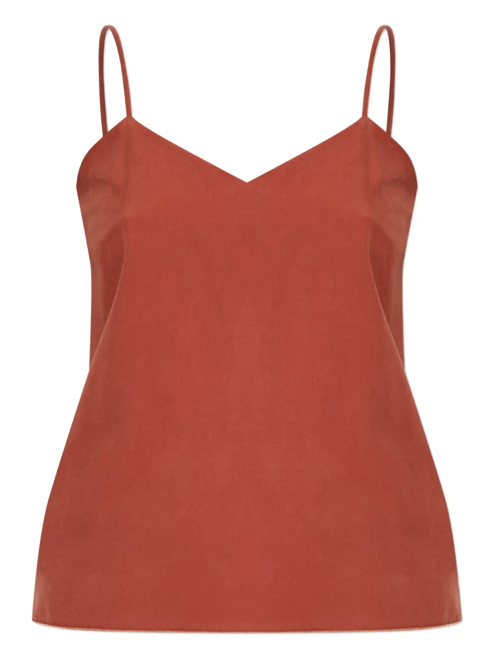 Max Mara Top con scollo a V - Marrone