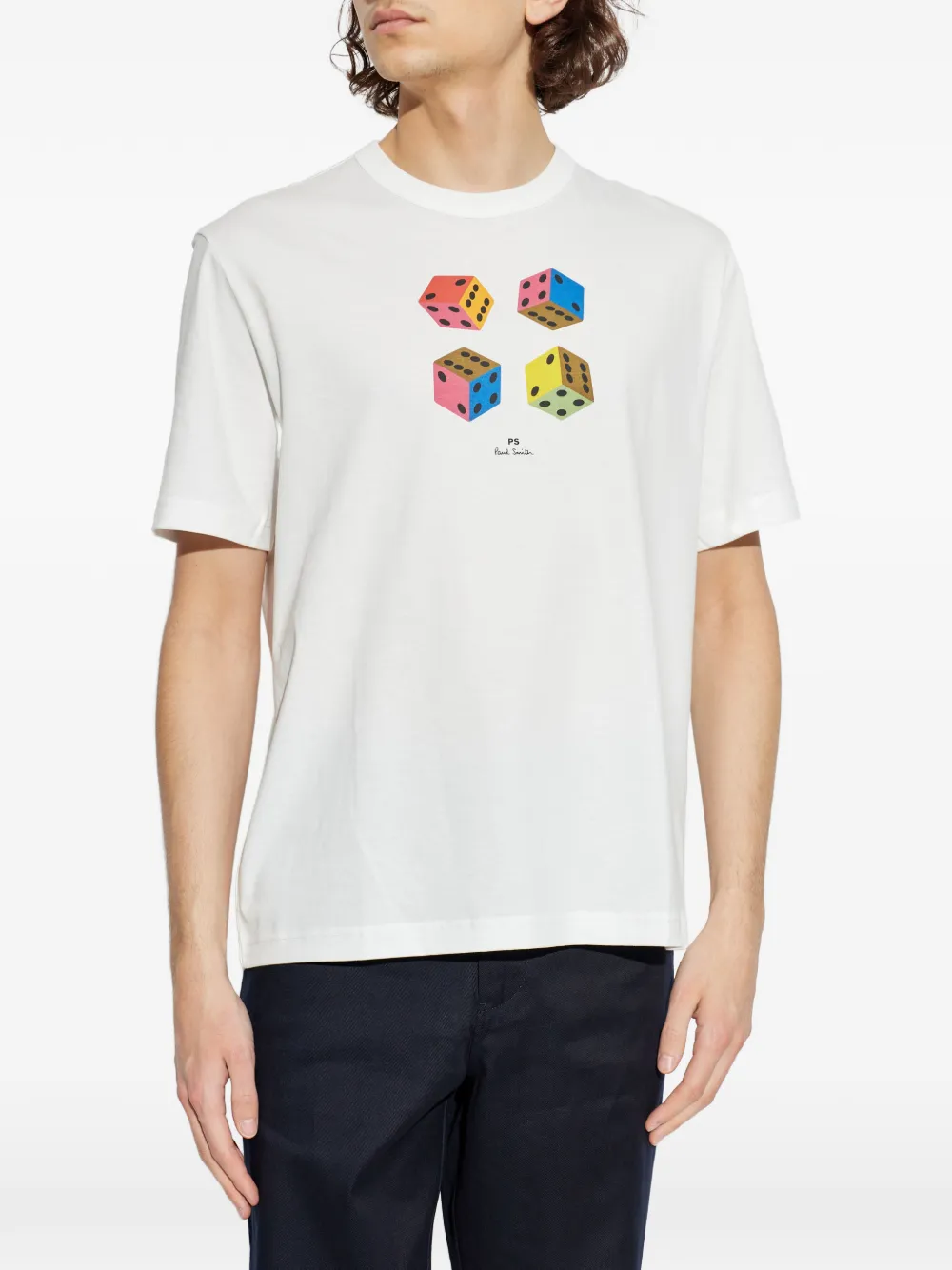 PS Paul Smith T-shirt met print Wit