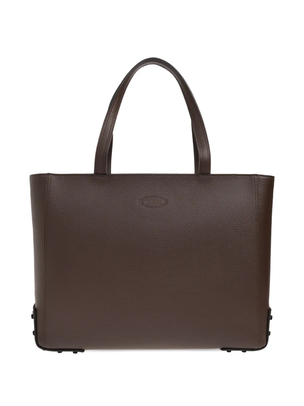 Tod's logo-embossed tote bag - Brown