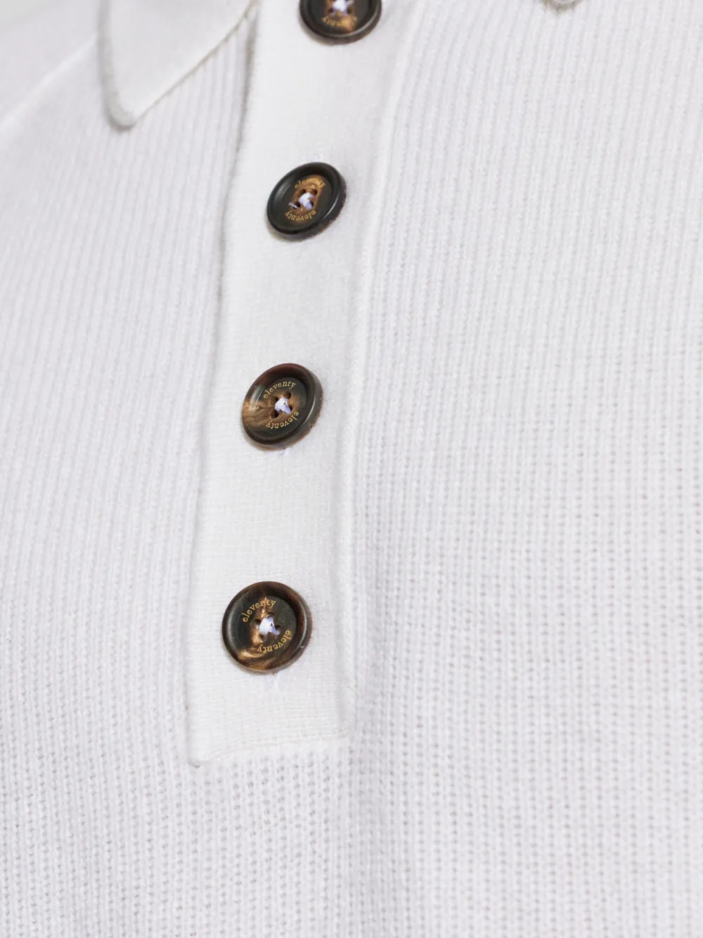 Eleventy Poloshirt met lange mouwen Wit